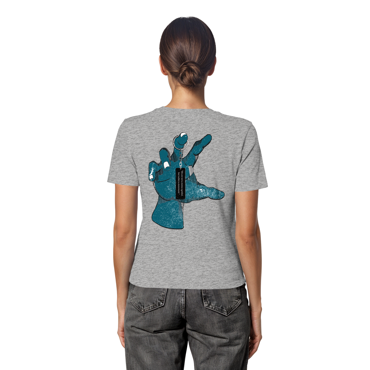 Statement Hand - Fitted Ladies Organic Shirt