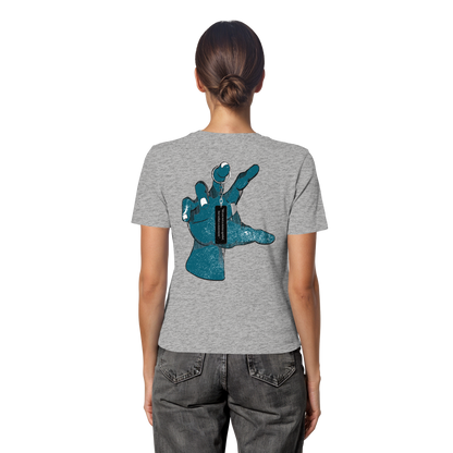 Statement Hand - Fitted Ladies Organic Shirt