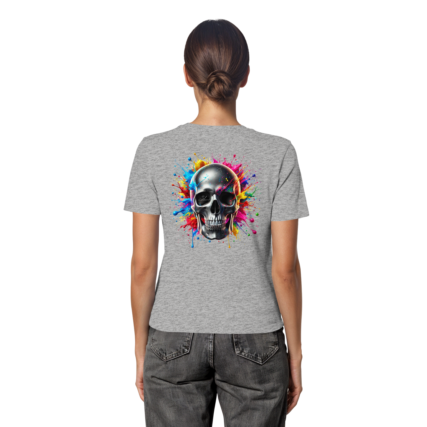 Explosion of Life - Fitted Ladies Organic Shirt