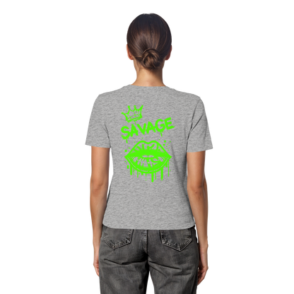 Kiss of Attitude - Fitted Ladies Organic Shirt