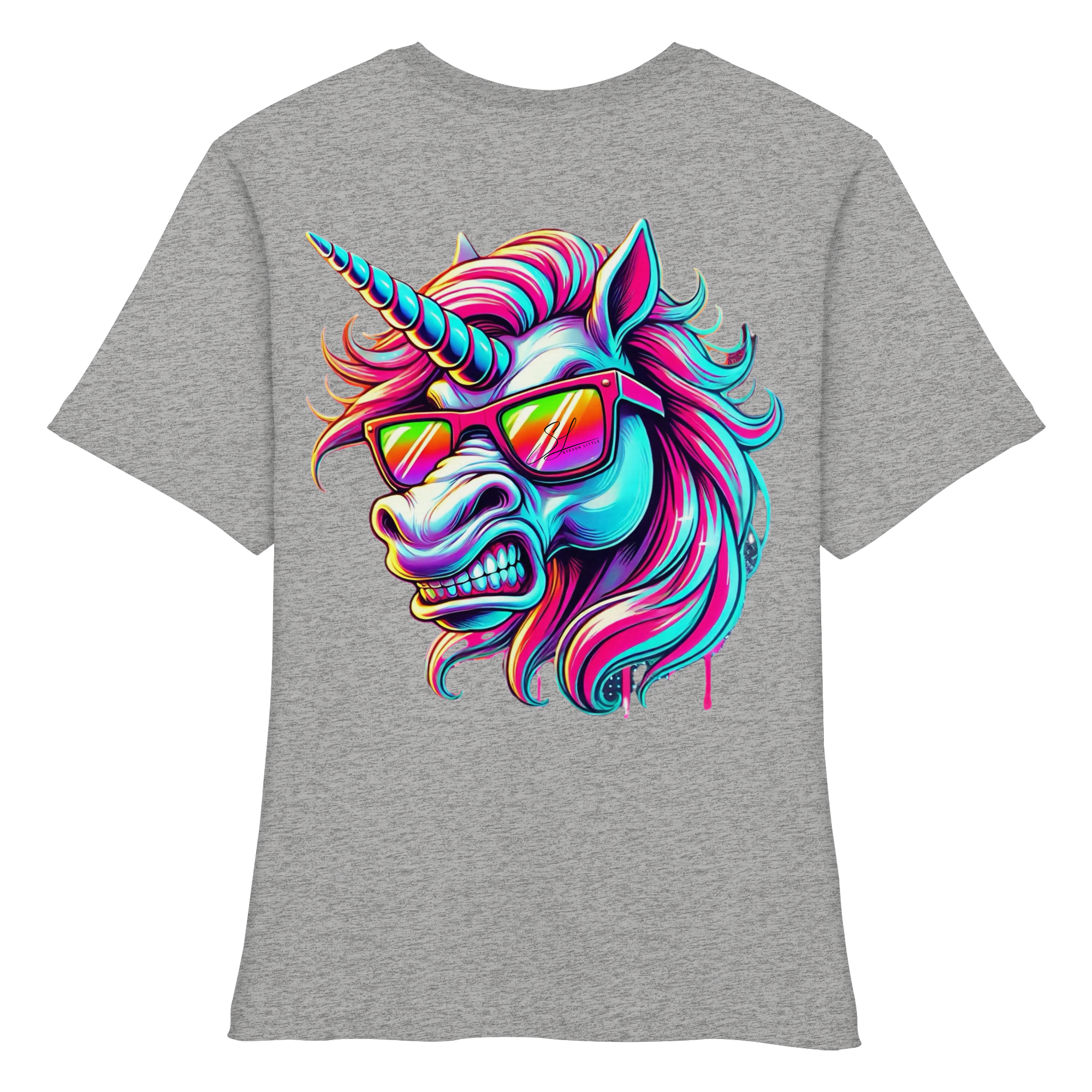 Funky Unicorn - Chemise bio ajustée pour femme