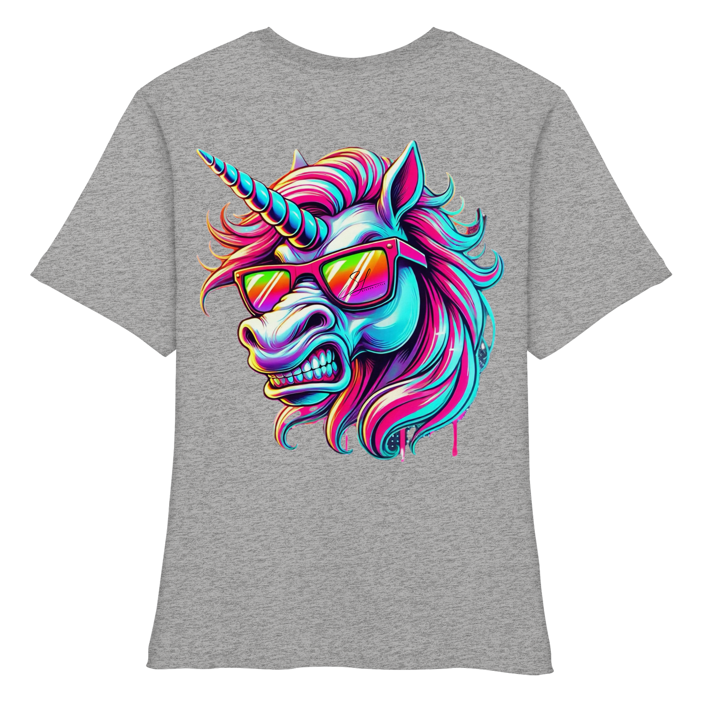 Funky Unicorn - Fitted Ladies Organic Shirt