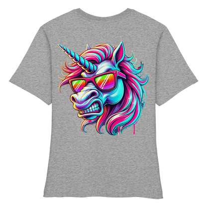 Funky Unicorn - Fitted Ladies Organic Shirt