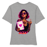 Queen of Hearts - Fitted Ladies Organic Shirt