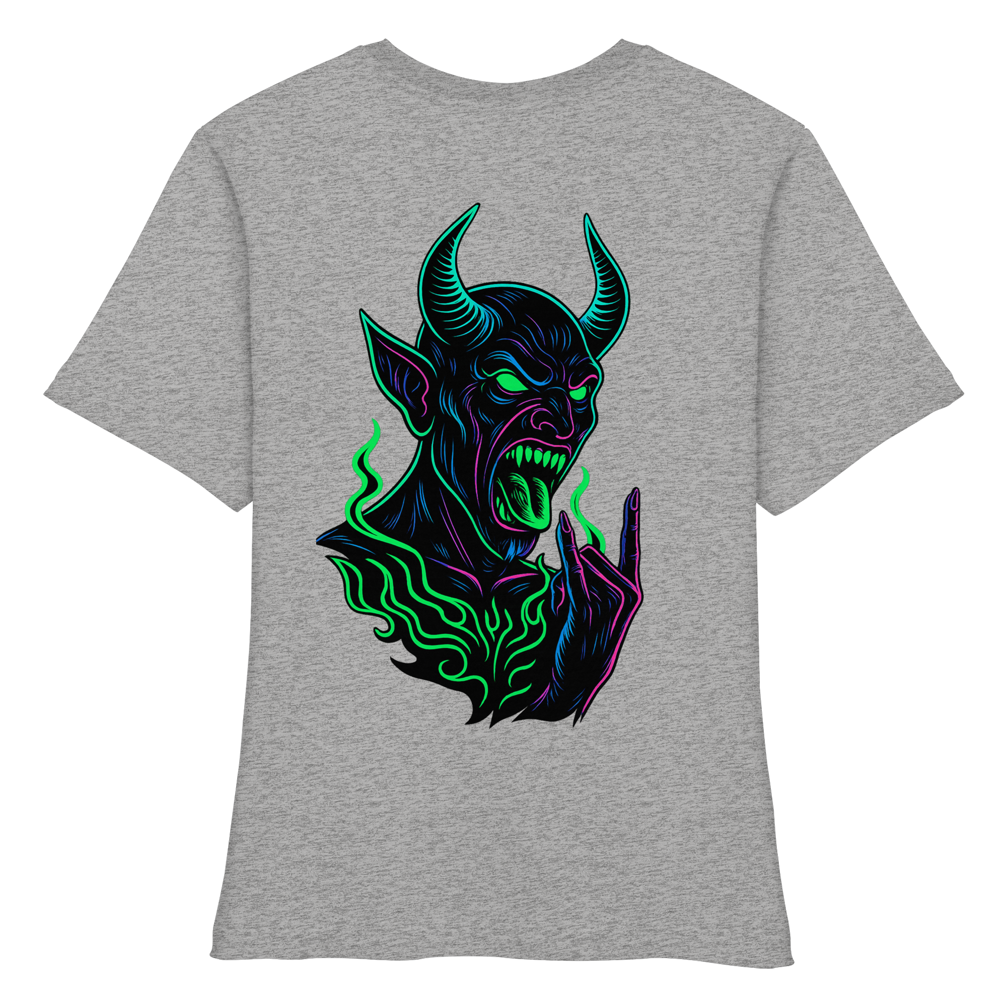 Neon Hellfire - Fitted Ladies Organic Shirt