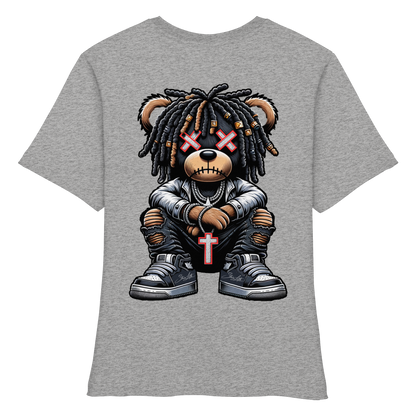 Bad Ass Teddy - Fitted Ladies Organic Shirt