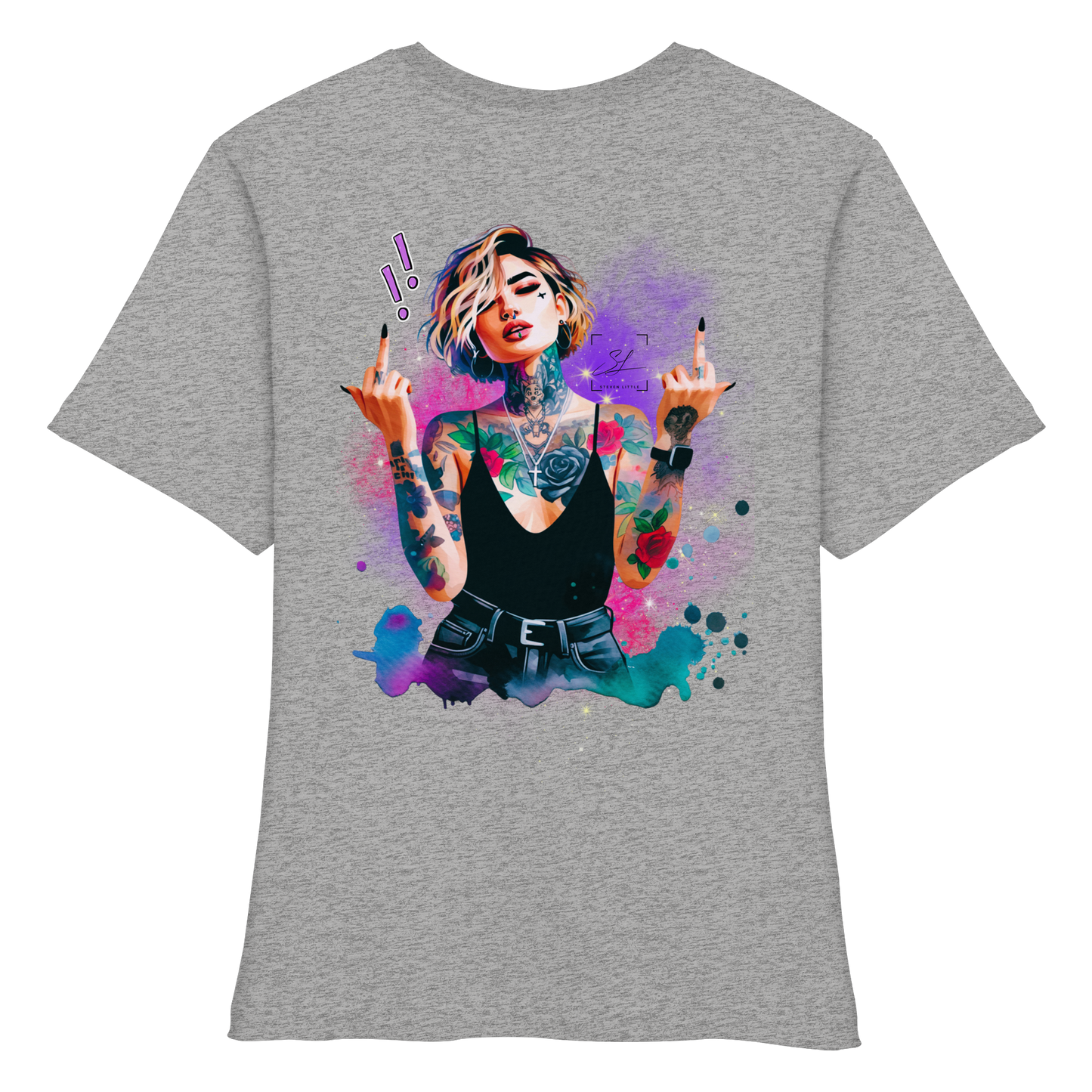 Rebel Rose - Fitted Ladies Organic Shirt