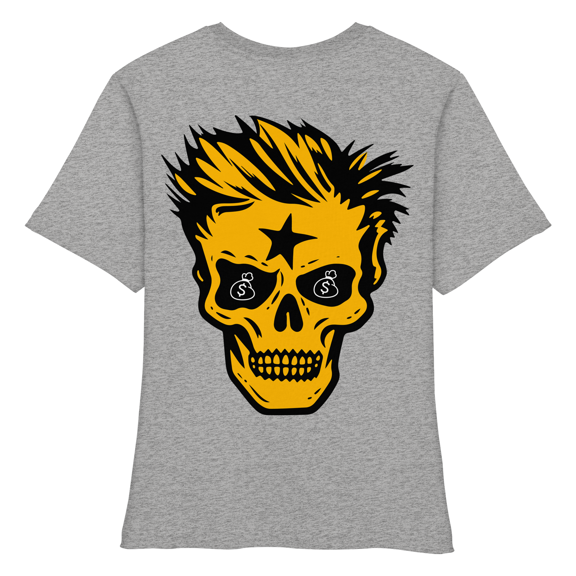 Golden Skull - Fitted Ladies Organic Shirt