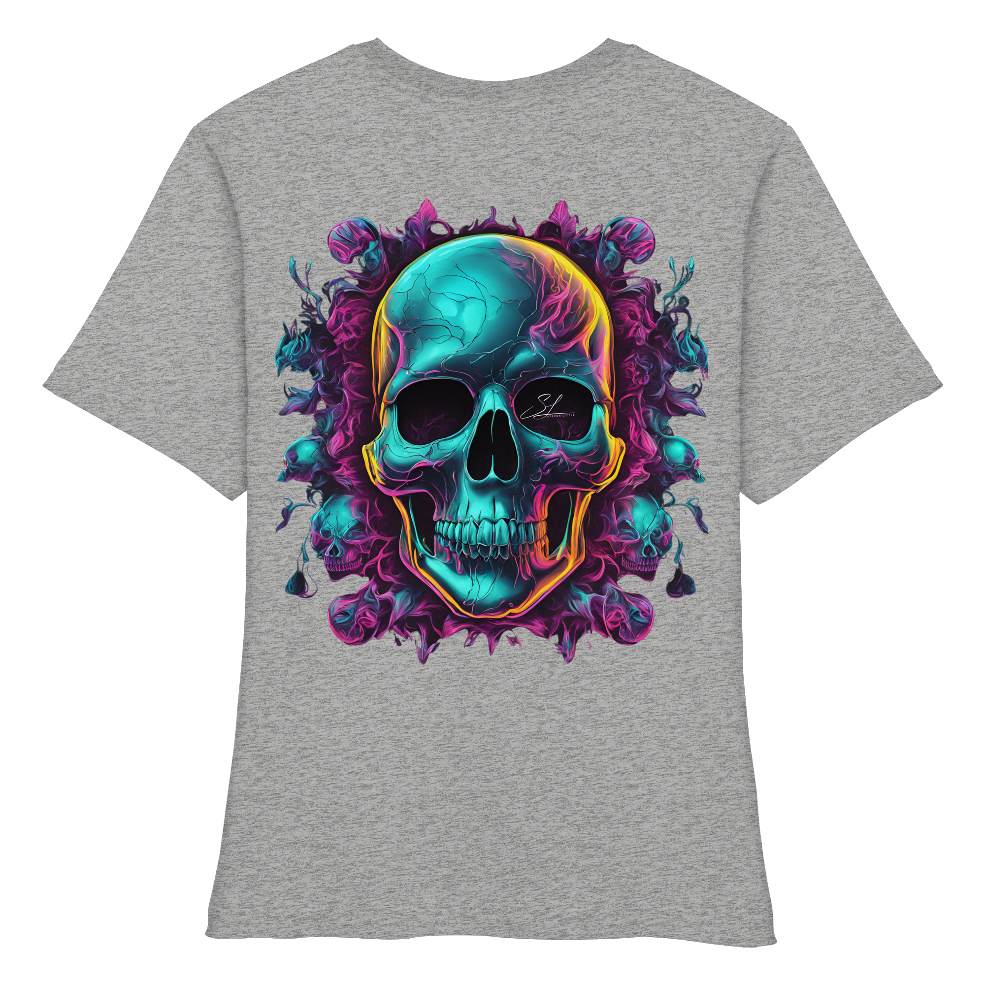 Crâne Galactique - Chemise bio ajustée pour femme