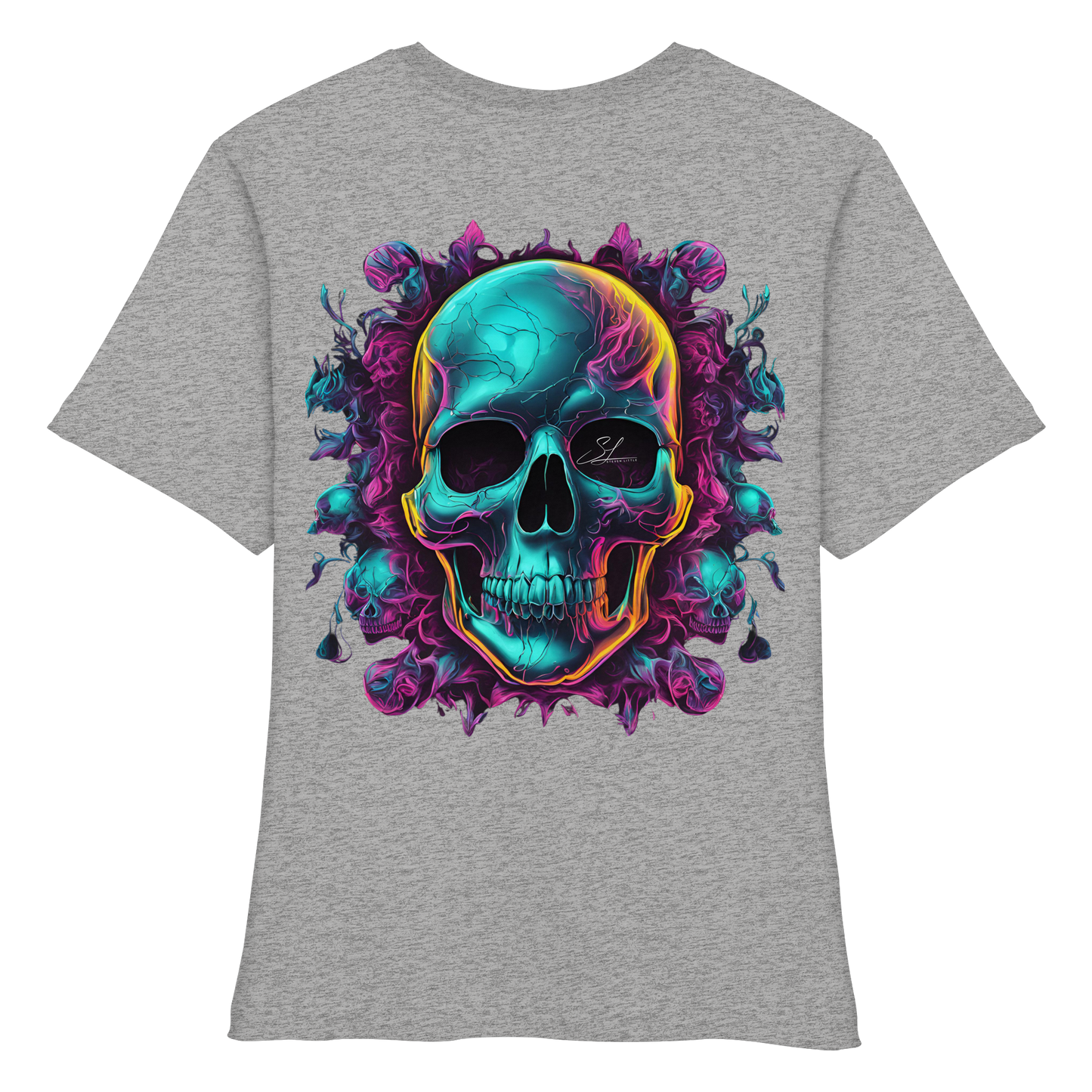 Galactic Skull - Fitted Ladies Organic Shirt