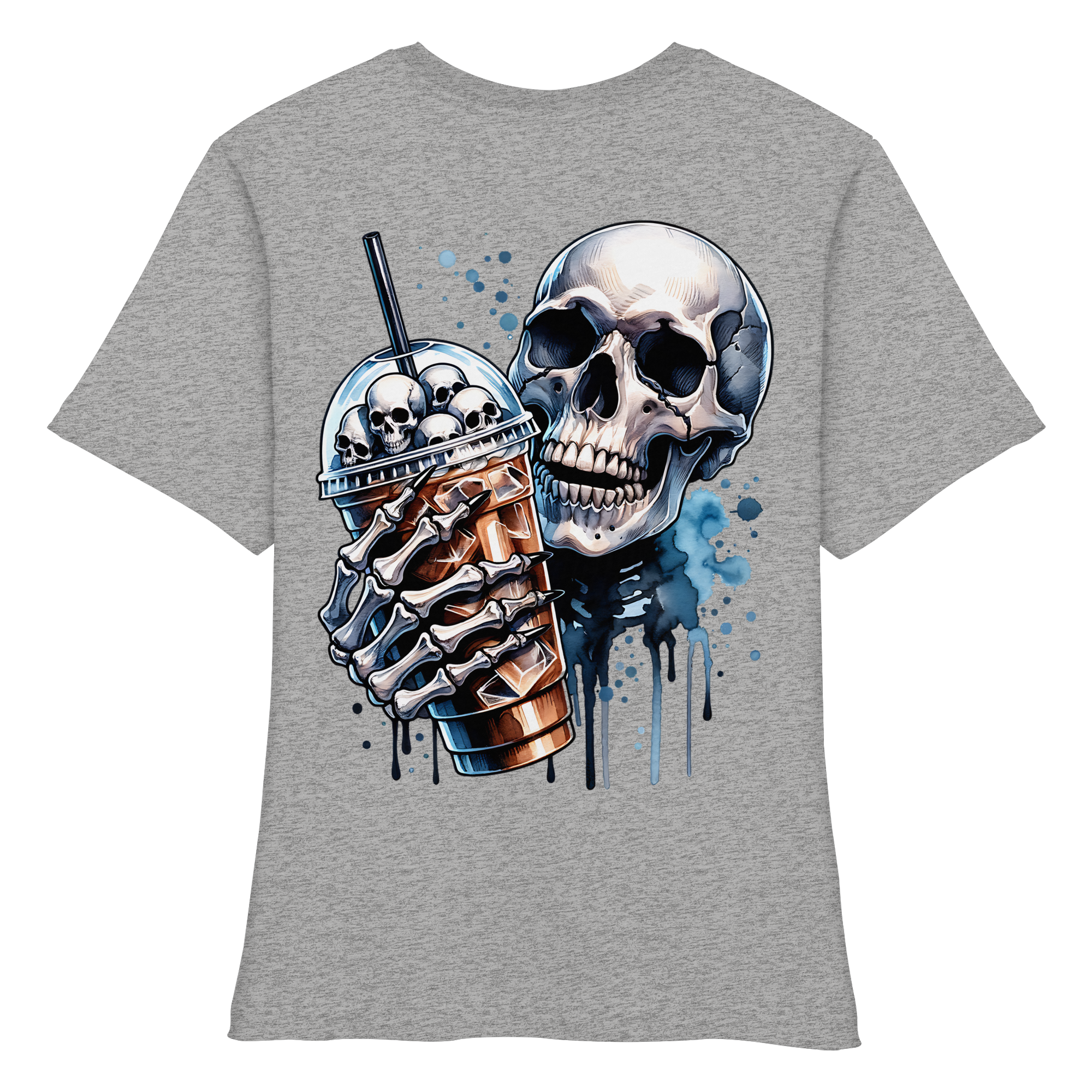 Chill Skull - Fitted Ladies Organic Shirt