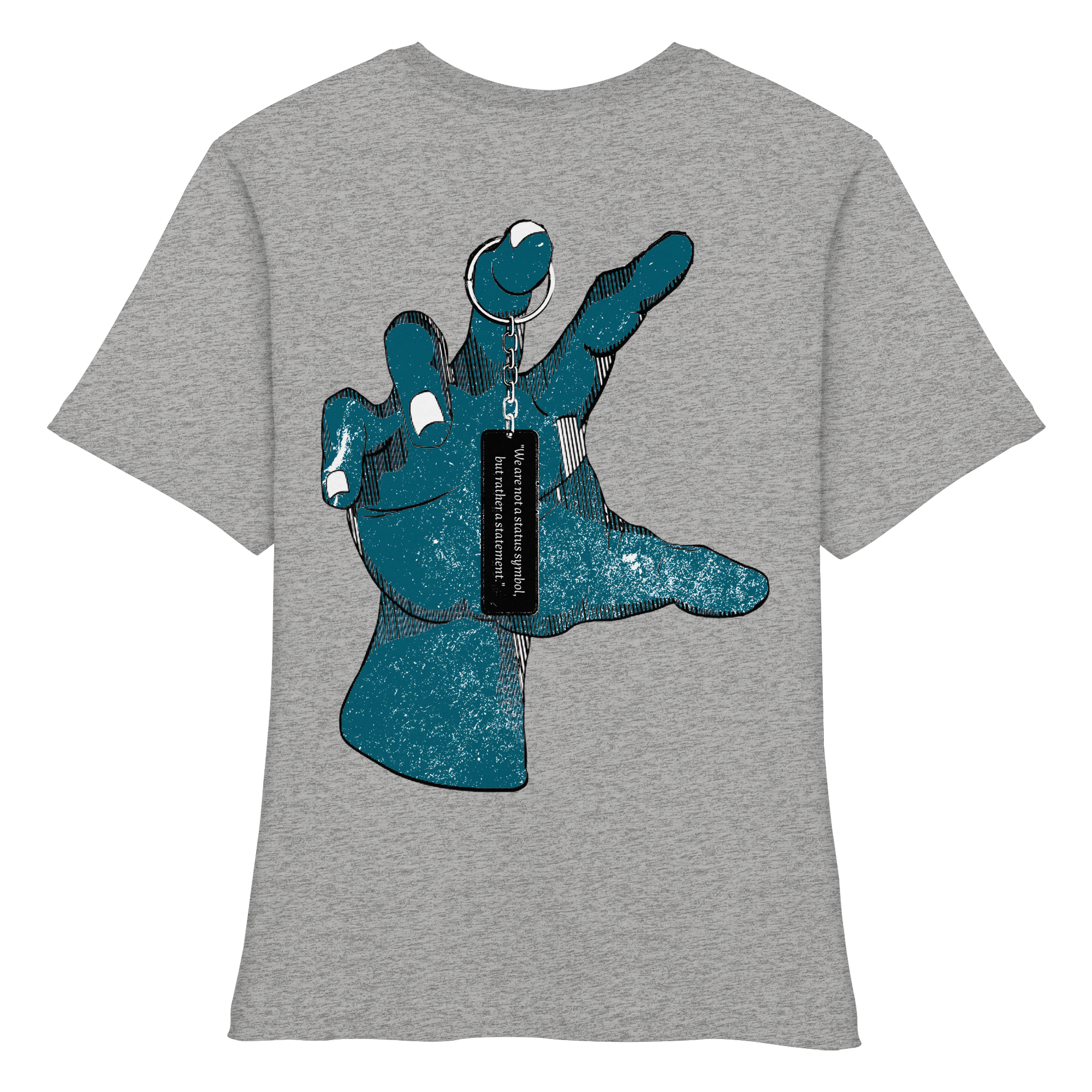 Déclaration à la main - Chemise bio ajustée pour femme