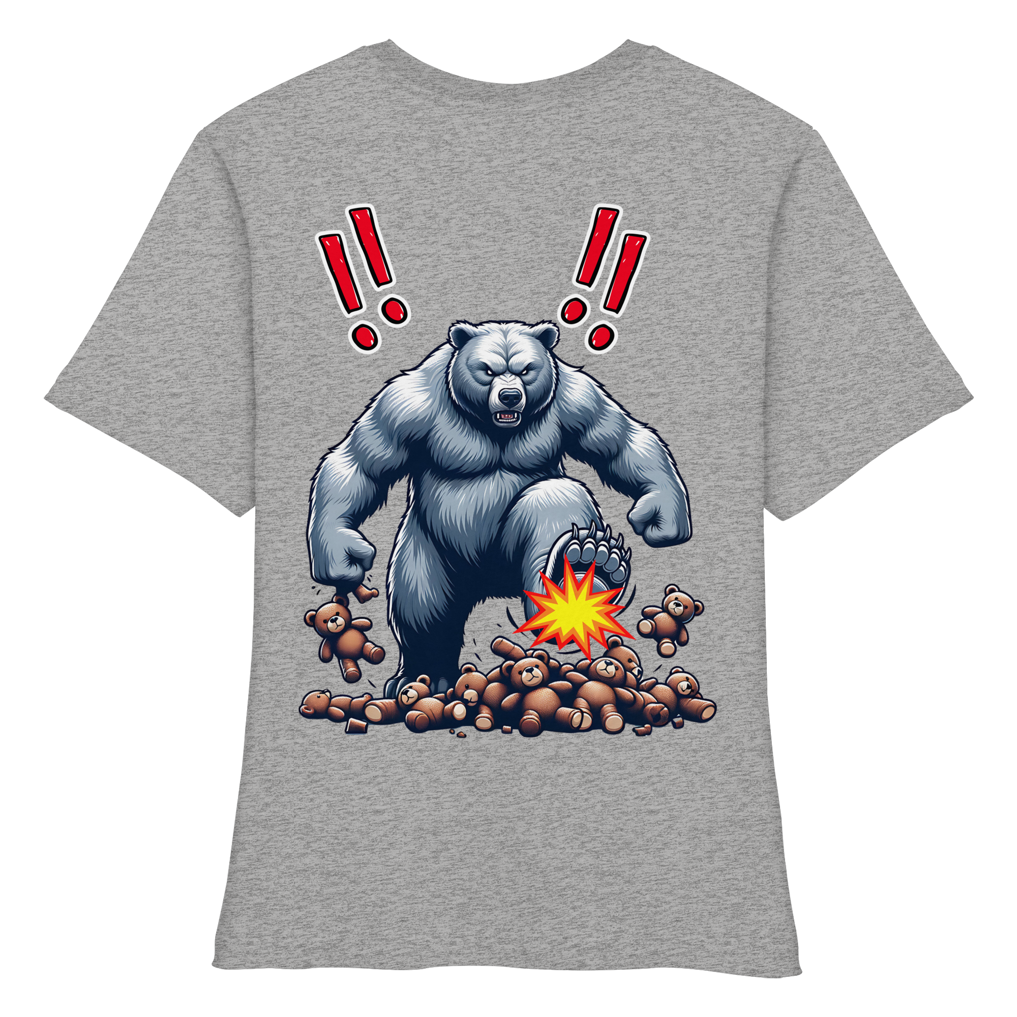 Teddy Terror - Fitted Ladies Organic Shirt