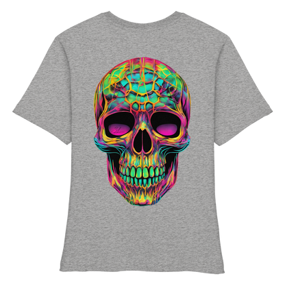 Psychedelic Skull - Fitted Ladies Organic Shirt
