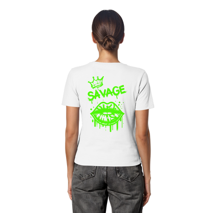 Kiss of Attitude - Fitted Ladies Organic Shirt