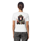 Jungle Ink Monkey - Fitted Ladies Organic Shirt