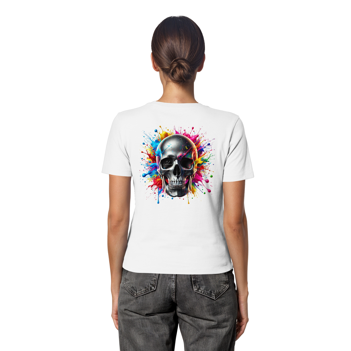 Explosion of Life - Fitted Ladies Organic Shirt