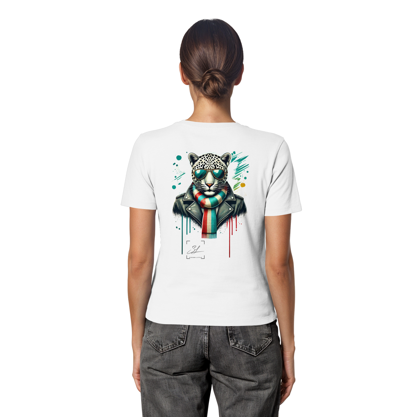 Urban Leopard - Fitted Ladies Organic Shirt