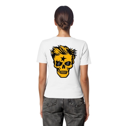 Golden Skull - Fitted Ladies Organic Shirt