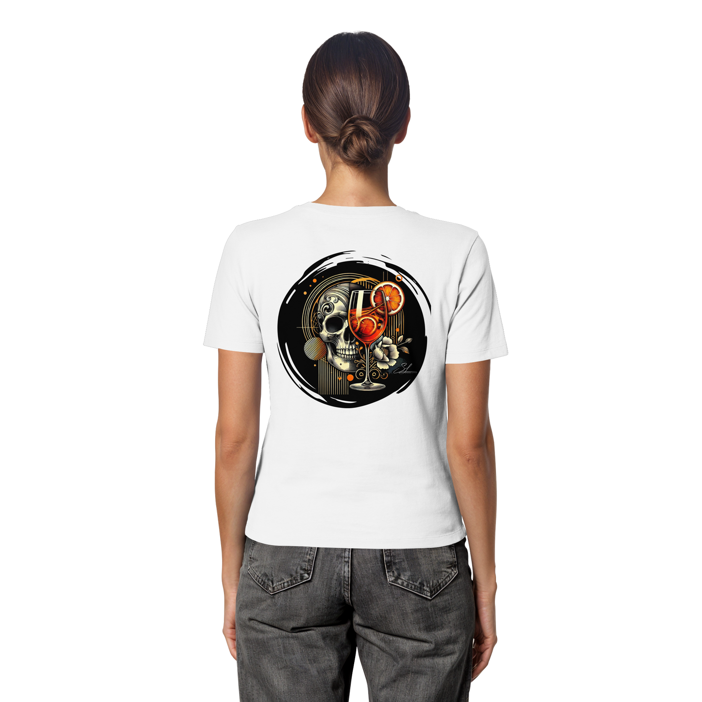 Spirit of the night - Fitted Ladies Organic Shirt