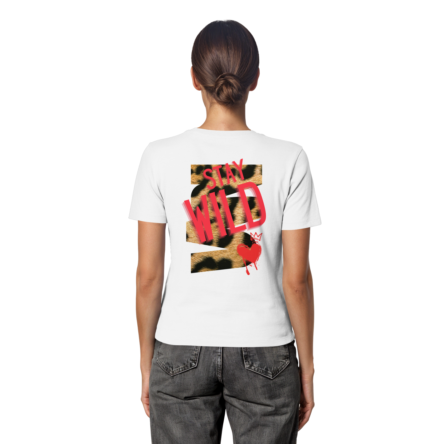 Stay Wild - Fitted Ladies Organic Shirt