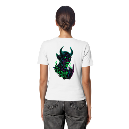Neon Hellfire - Fitted Ladies Organic Shirt