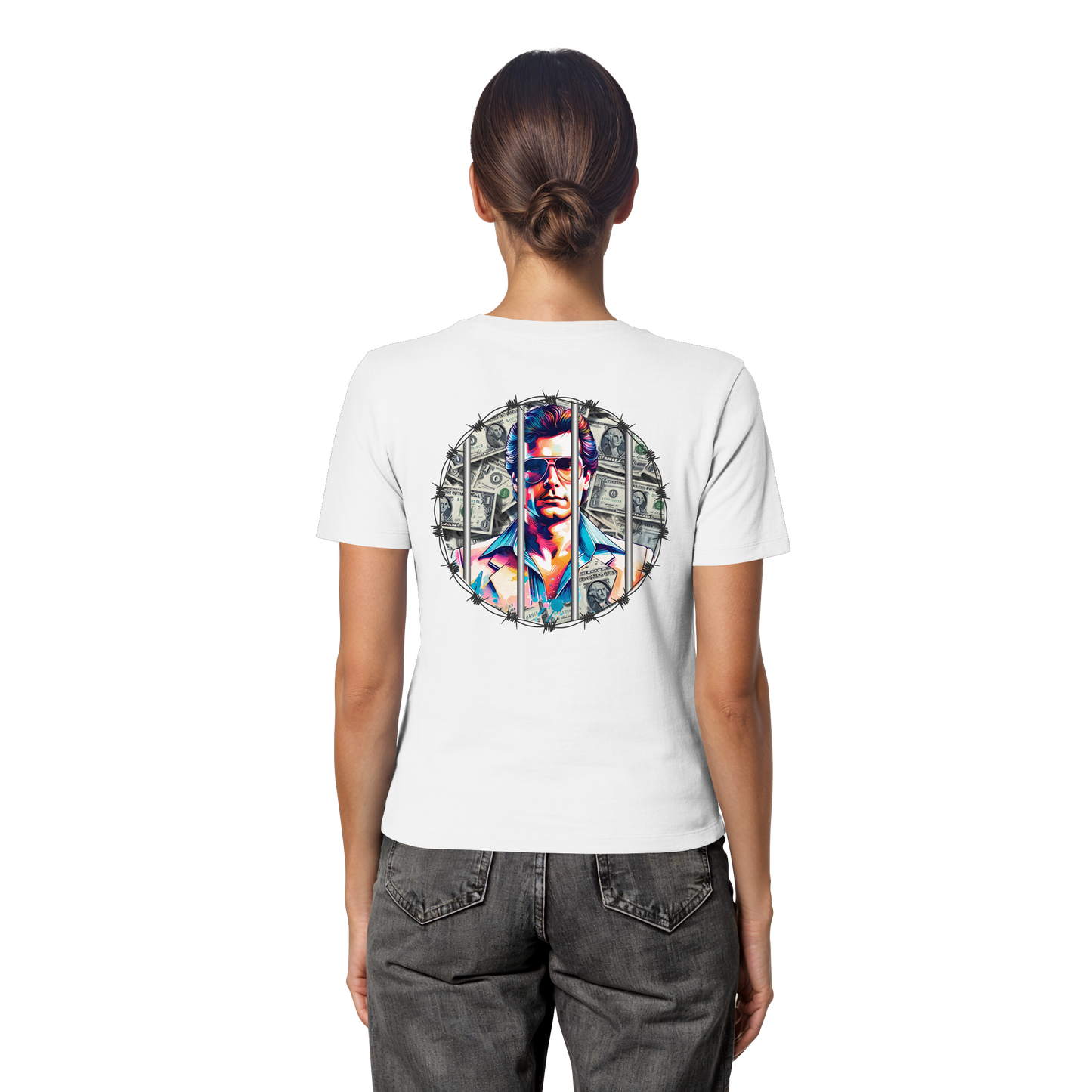 Money Maker - Fitted Ladies Organic Shirt