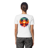 Tropical Sunset - Fitted Ladies Organic Shirt