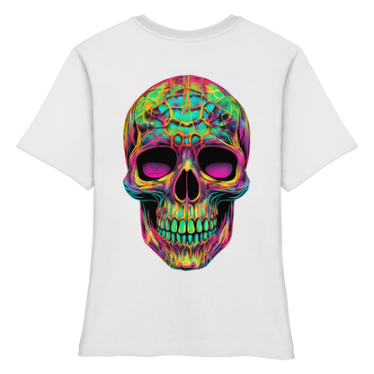 Psychedelic Skull - Fitted Ladies Organic Shirt