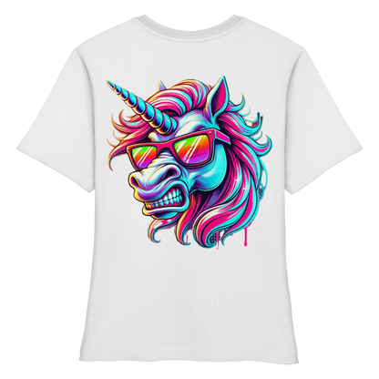 Funky Unicorn - Fitted Ladies Organic Shirt