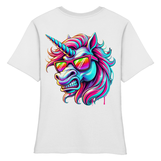 Funky Unicorn - Fitted Ladies Organic Shirt