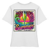 Summer Party Vibes - Fitted Ladies Organic Shirt