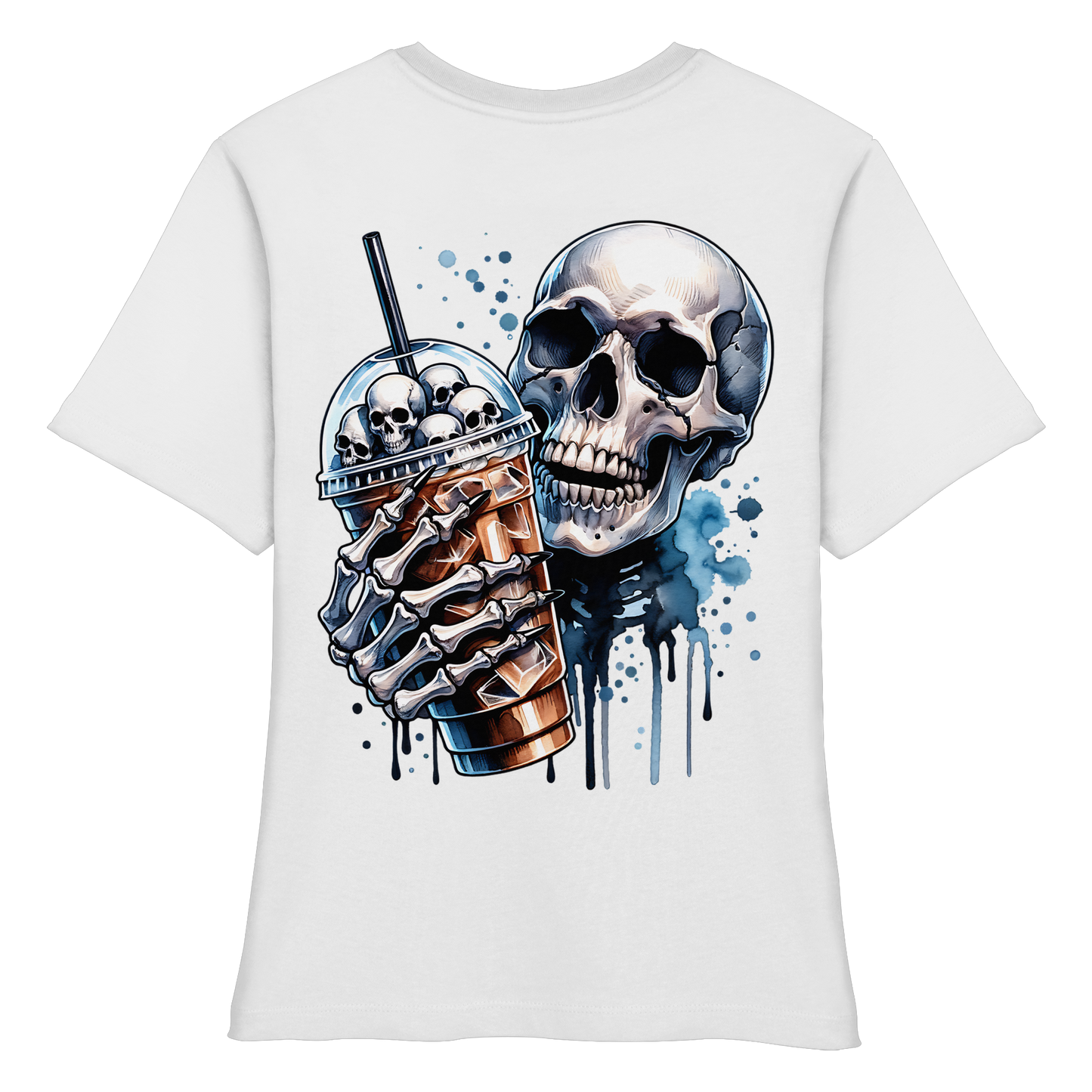 Chill Skull - Fitted Ladies Organic Shirt