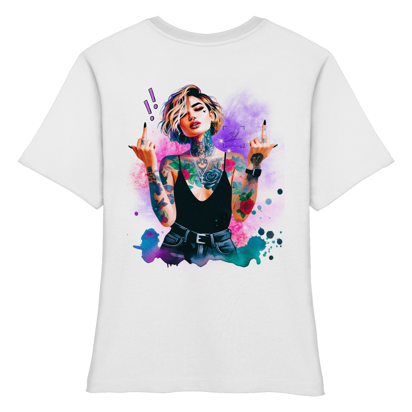 Rebel Rose - Fitted Ladies Organic Shirt