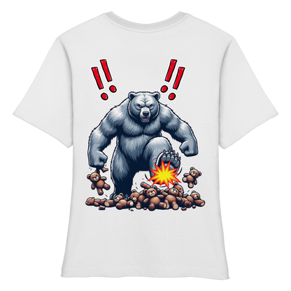 Teddy Terror - Fitted Ladies Organic Shirt