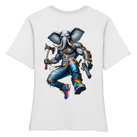 Elephant Warrior - Fitted Ladies Organic Shirt