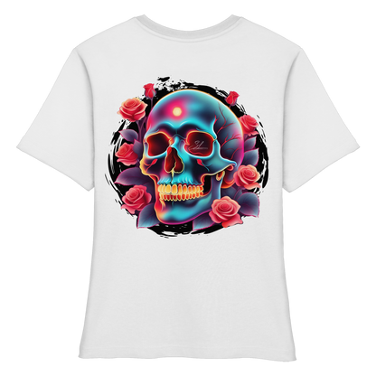 Glow Skull - Fitted Ladies Organic Shirt