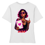 Queen of Hearts - Fitted Ladies Organic Shirt