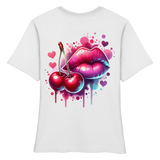 Cherry Kisses - Fitted Ladies Organic Shirt
