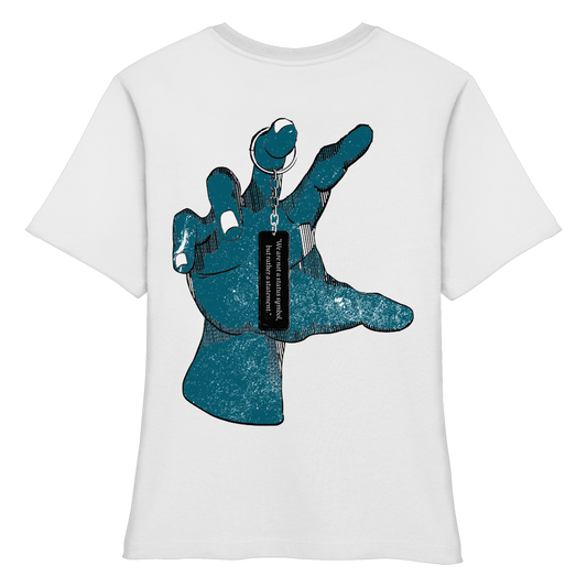 Statement Hand - Fitted Ladies Organic Shirt