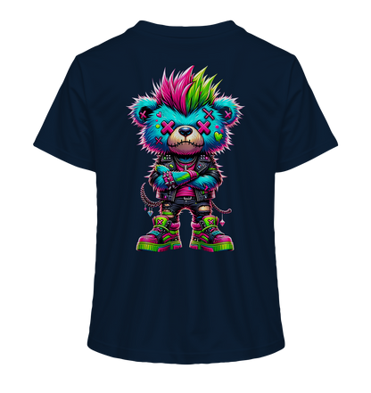 Punk Neon Teddy - Ladies Organic Shirt