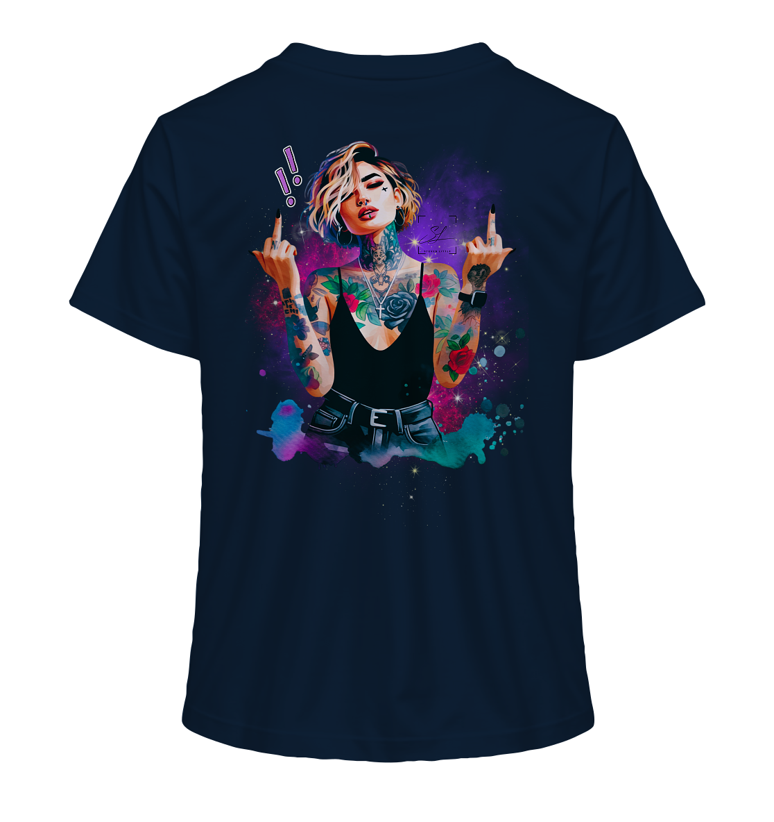 Rebel Rose - Ladies Organic Shirt