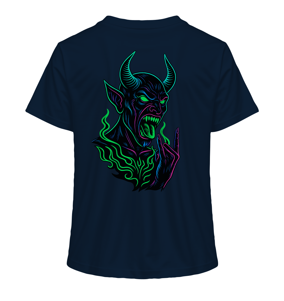Neon Hellfire - Ladies Organic Shirt