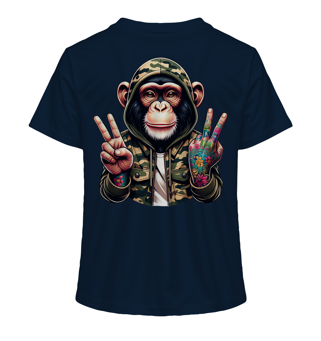Jungle Ink Monkey - Ladies Organic Shirt