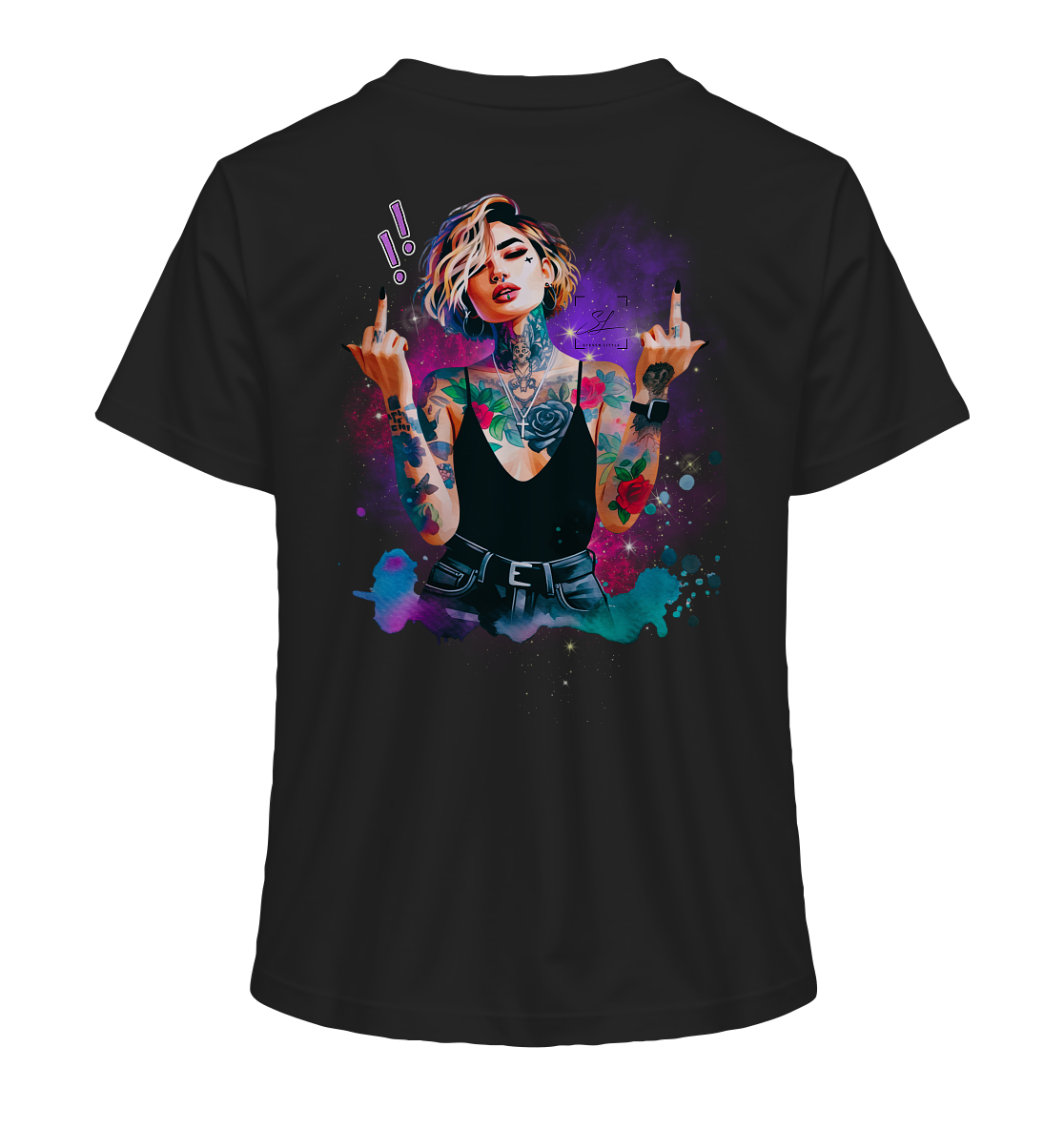 Rebel Rose - Ladies Organic Shirt