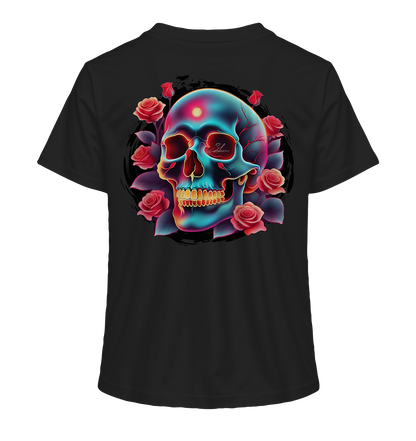 Glow Skull Design - Ladies Organic Shirt