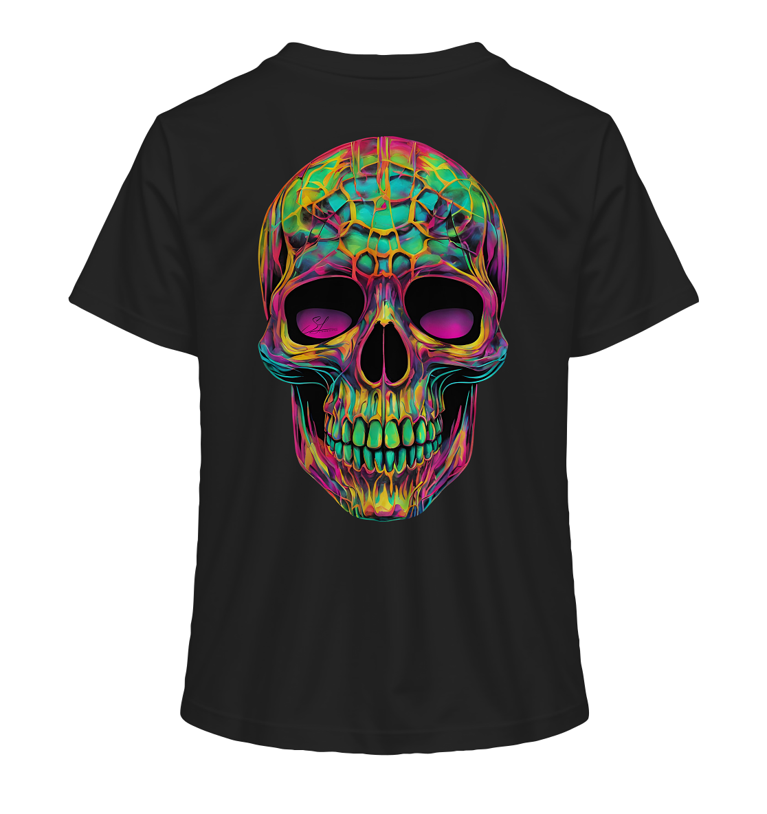Psychedelic Skull - Ladies Organic Shirt