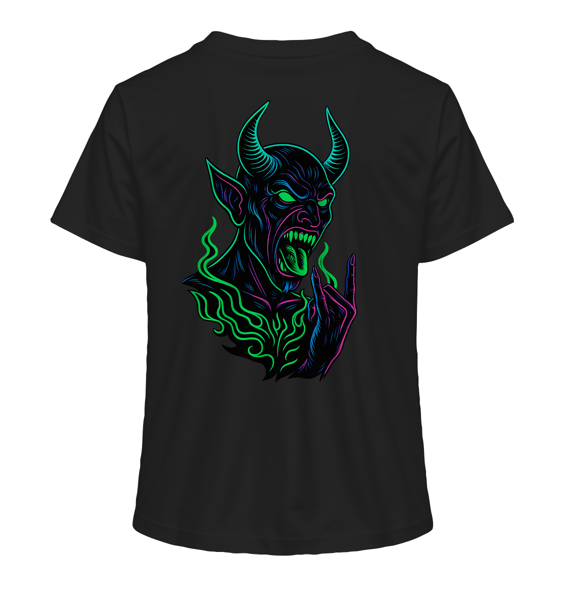 Neon Hellfire - Ladies Organic Shirt