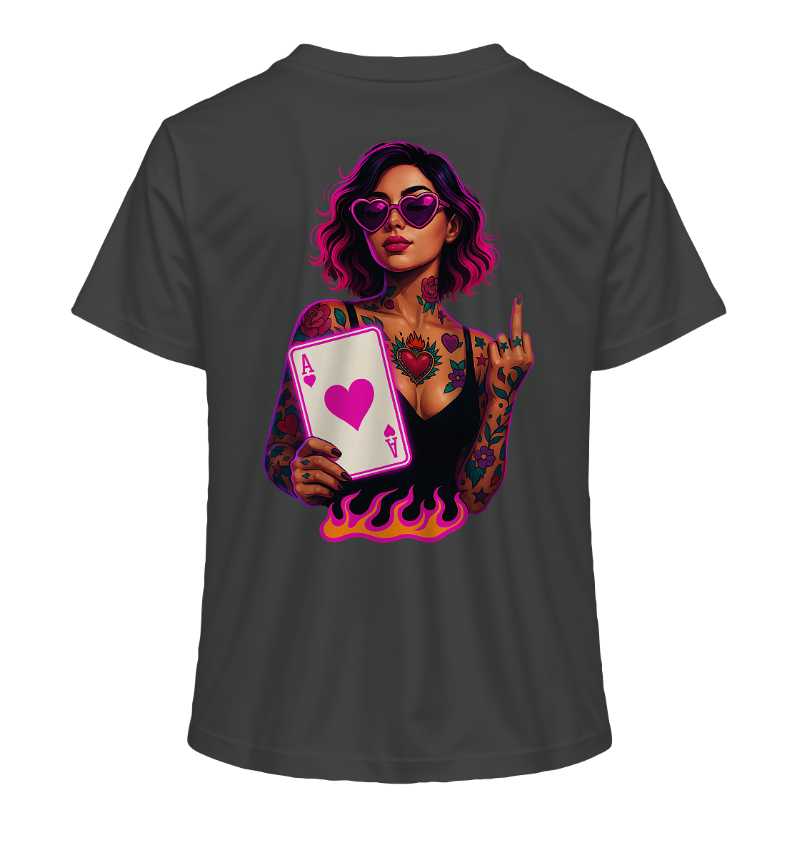 Queen of Hearts - Ladies Organic Shirt