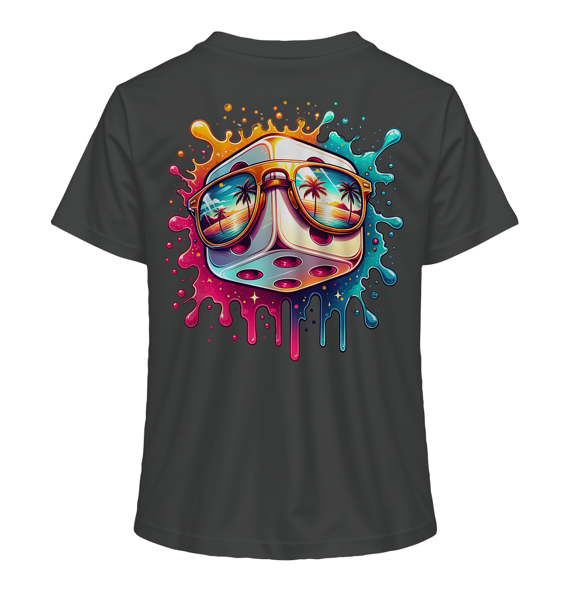 Sunset Vibes Dice - Ladies Organic Shirt